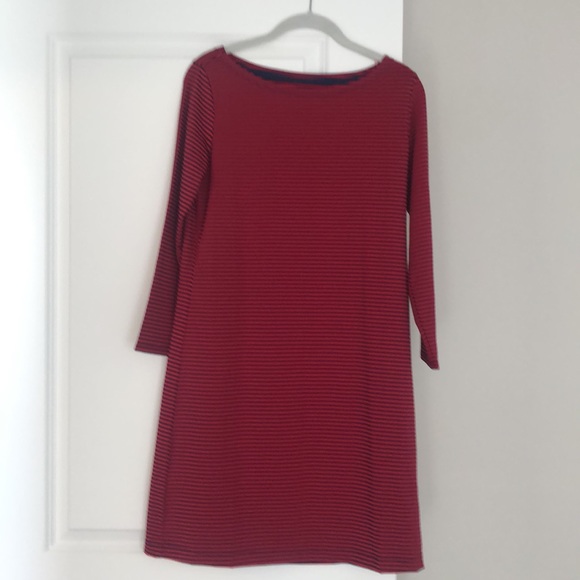 Vineyard Vines long sleeve dress. Red and navy striped. New with tags! - Picture 2 of 3